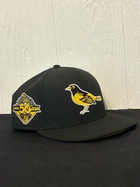 New Era 59FIFTY Baltimore Orioles World Series 50th Anniversary Cap 7 3/8